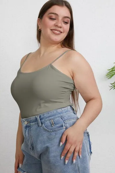 Tina Basic Bae Full Size Round Neck Slim Cami