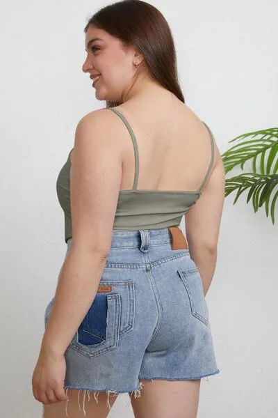 Tina Basic Bae Full Size Round Neck Slim Cami