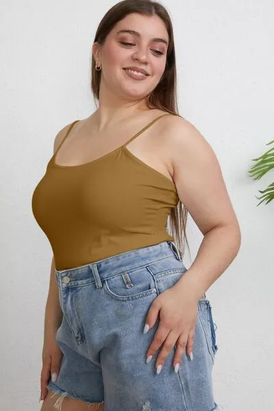 Tina Basic Bae Full Size Round Neck Slim Cami