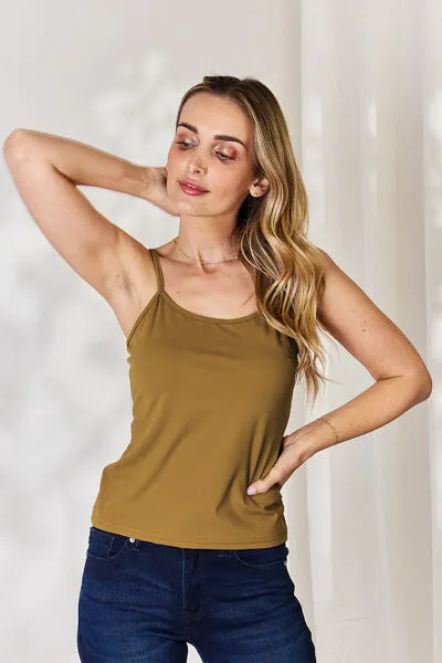 Tina Basic Bae Full Size Round Neck Slim Cami