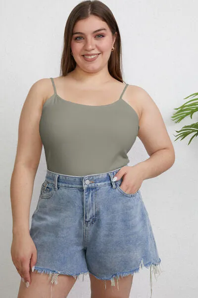 Tina Basic Bae Full Size Round Neck Slim Cami