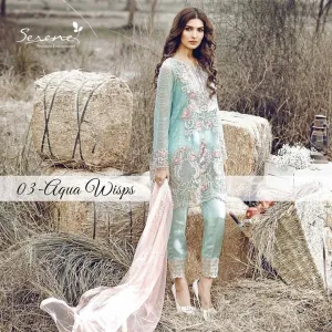 Top Designer Serene  Chiffon Dress Model # Eid 19