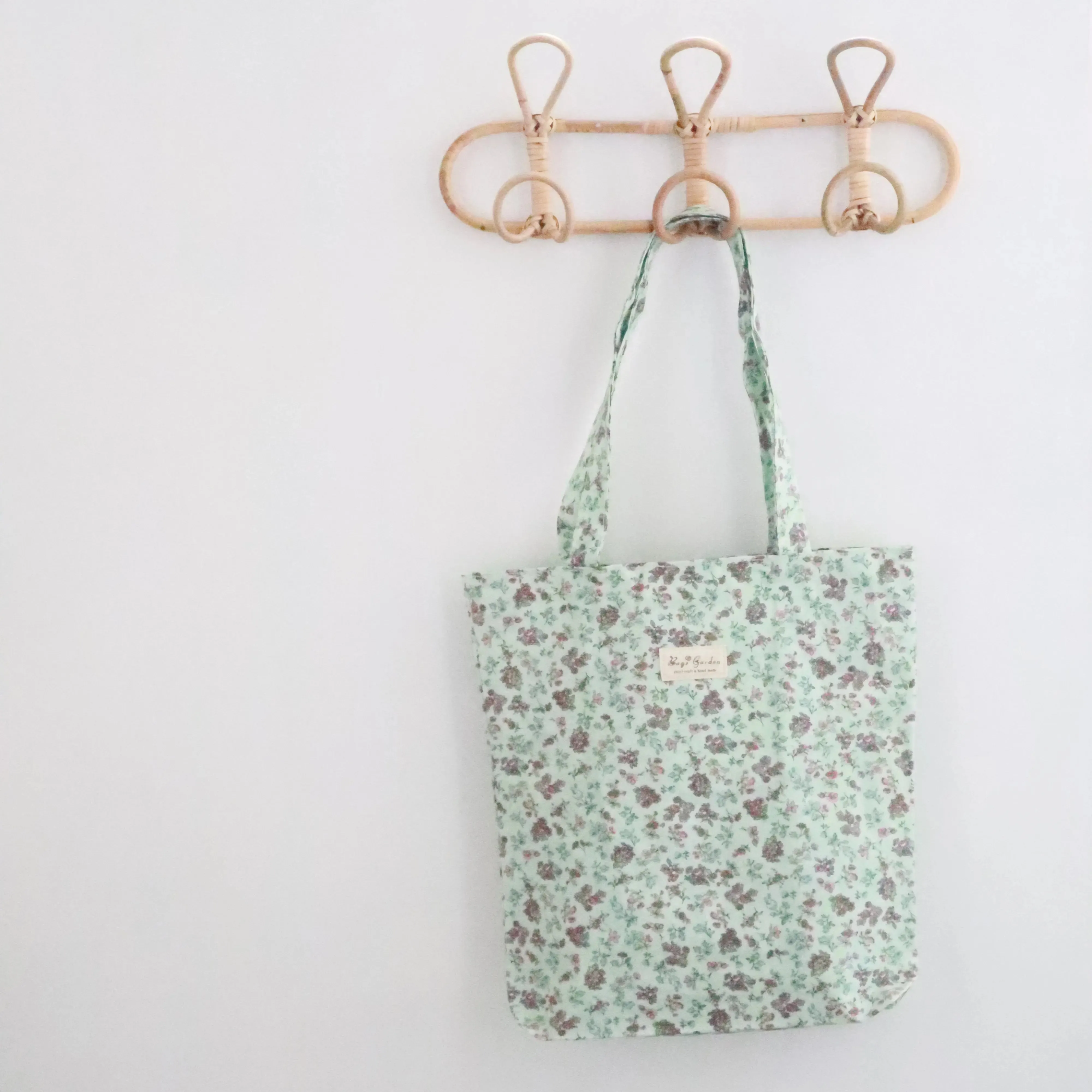 Tote bag waterproof Bouquet mint Bags Garden