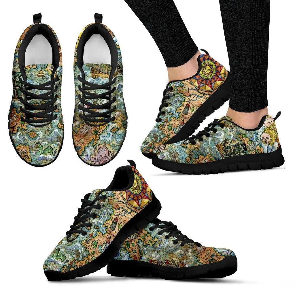 Treasure Map Women's sneakers