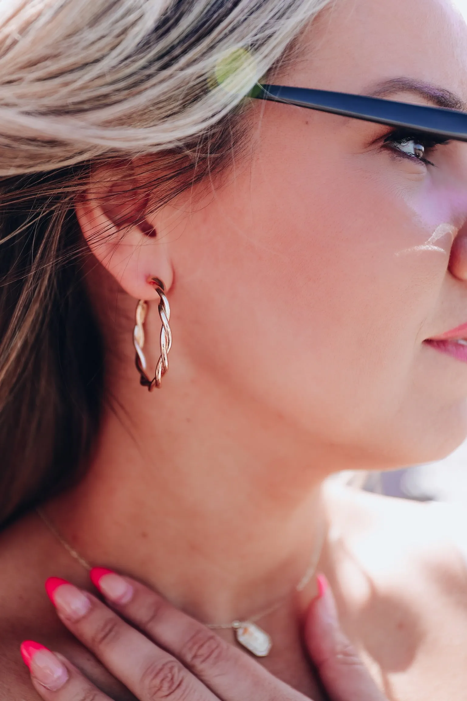 Trendy Twisted Hoops - Gold