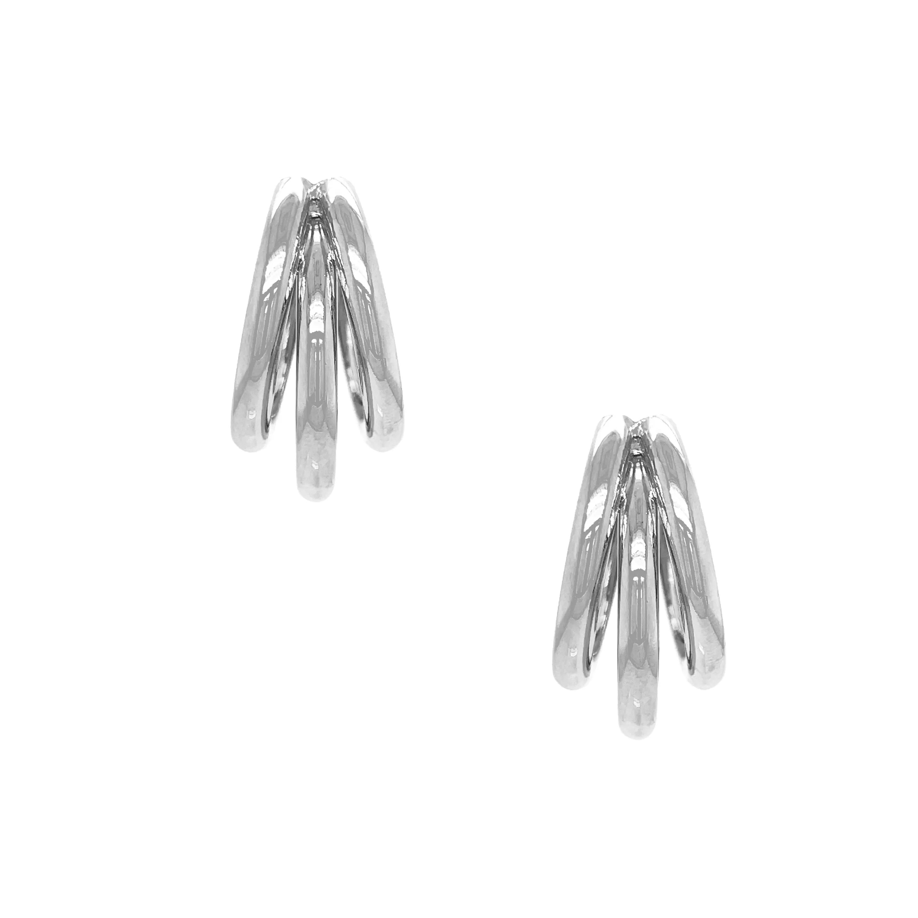 Triple Hoop Earring