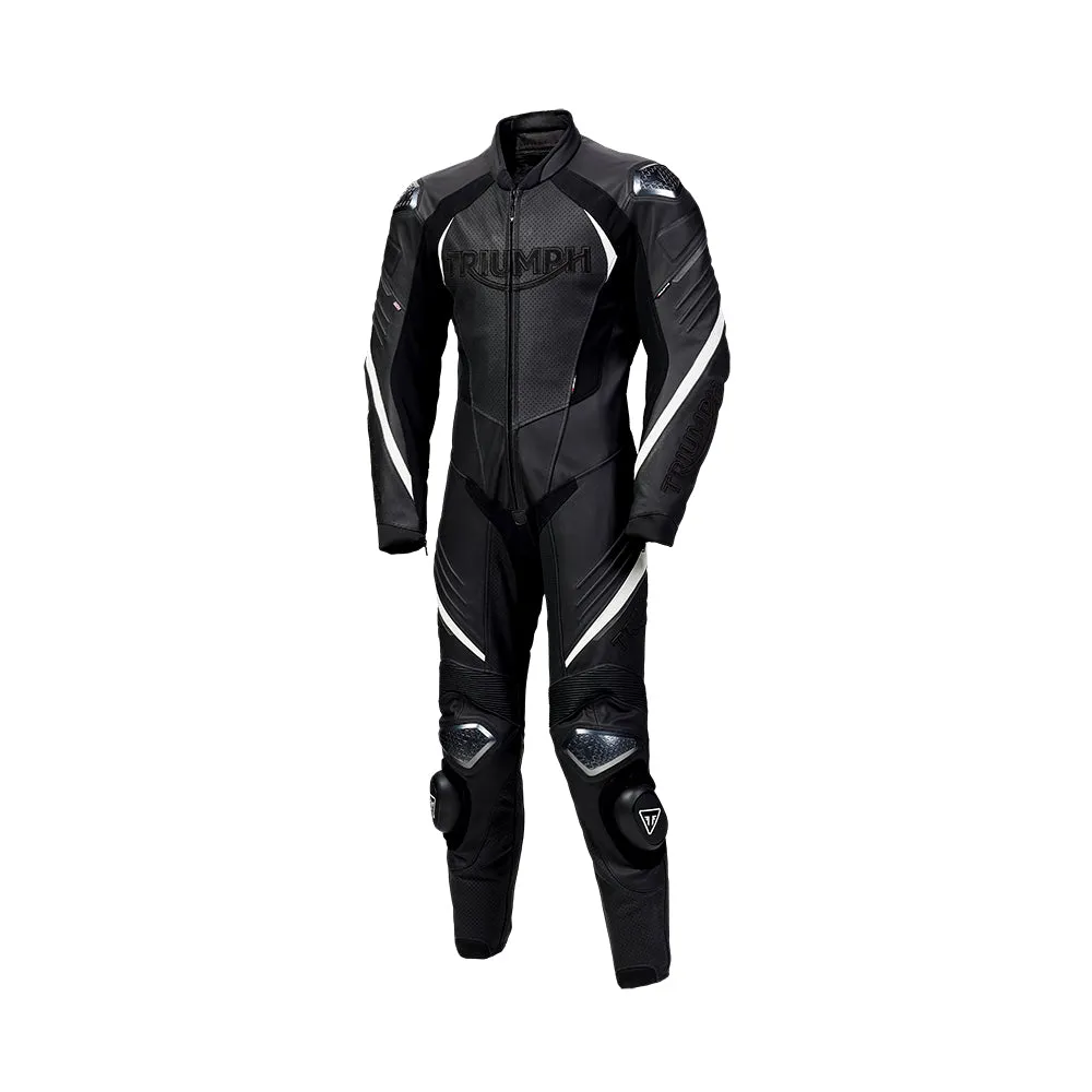 Triumph Triple Leather One-Piece Suit Black