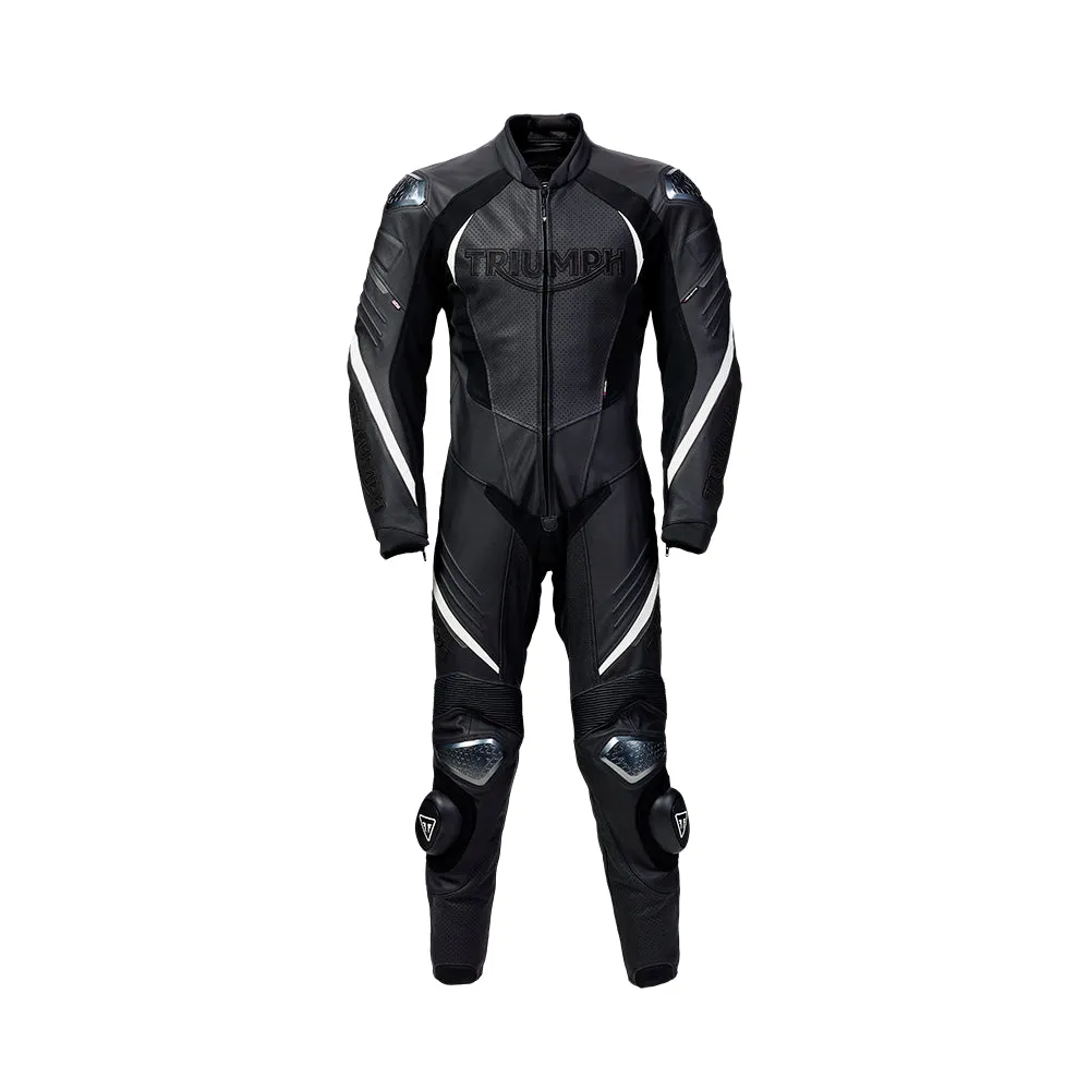Triumph Triple Leather One-Piece Suit Black