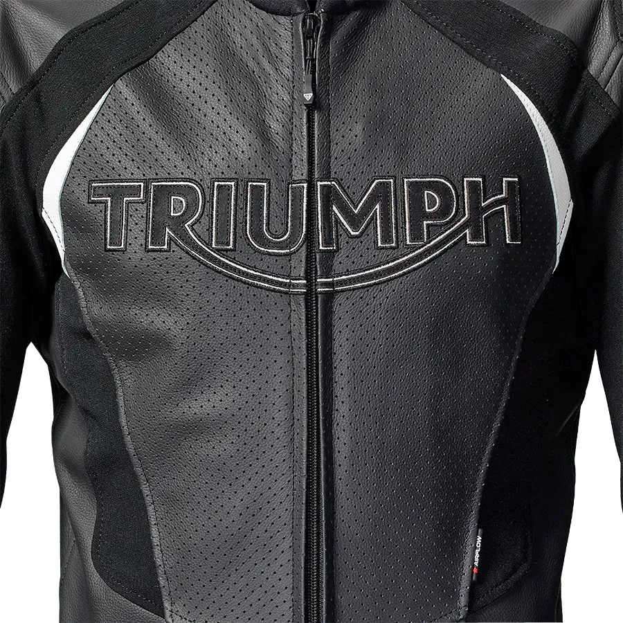 Triumph Triple Leather One-Piece Suit Black