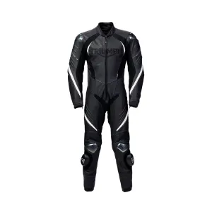 Triumph Triple Leather One-Piece Suit Black
