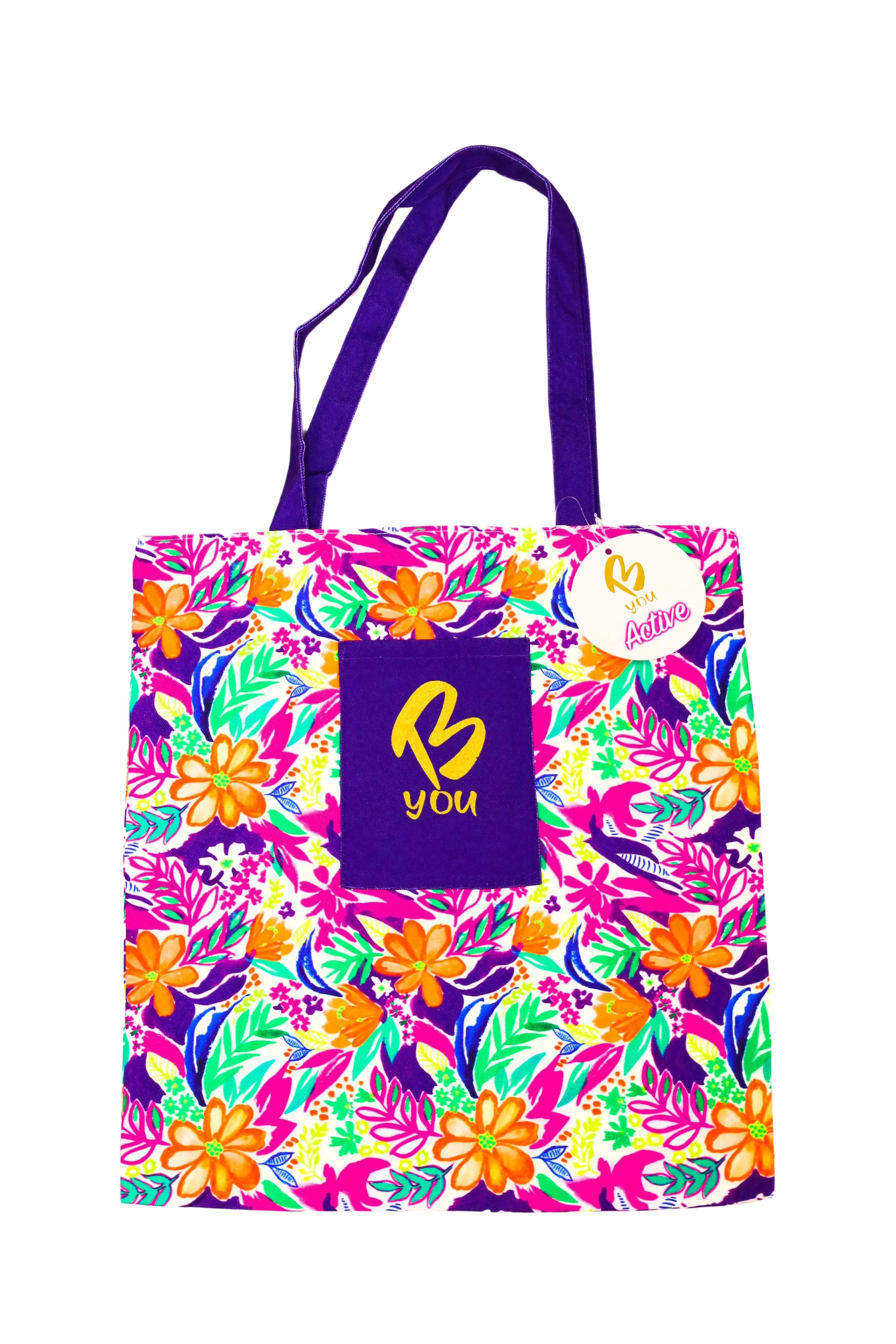 Tropical - Canvas Tote Bag - Reversible