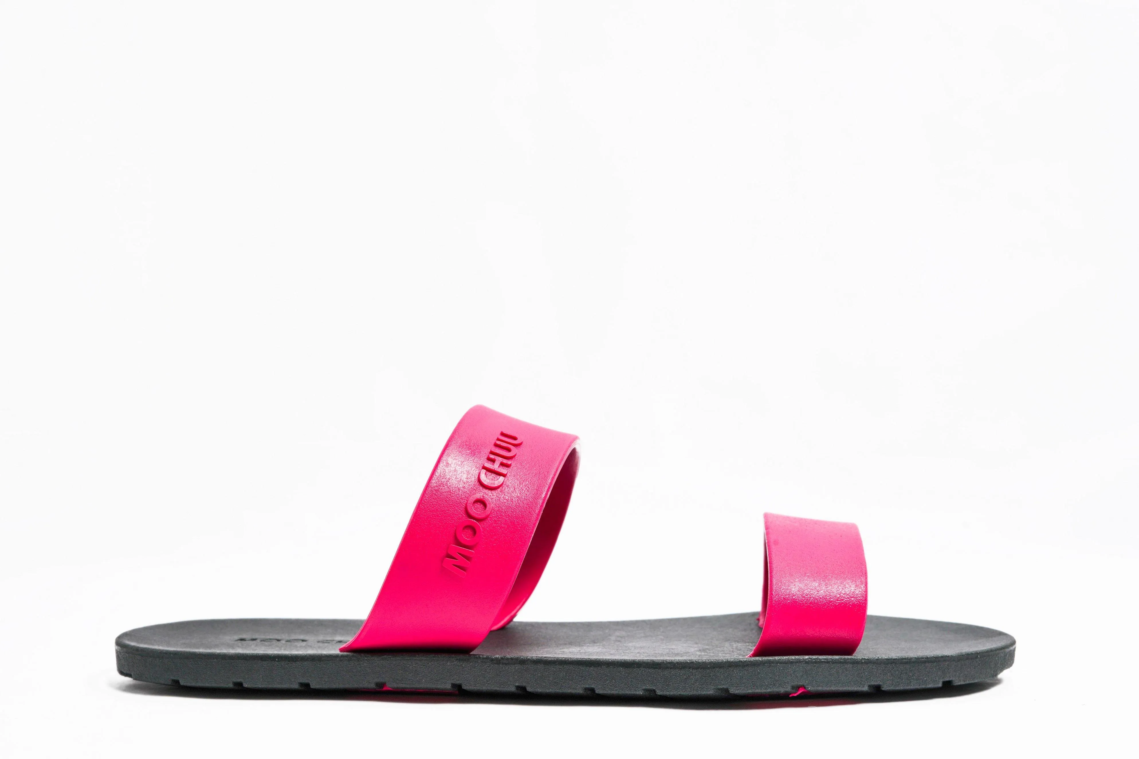 Twin Black Sole Pink Strap