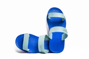 Twin Blue Sole Grey Strap