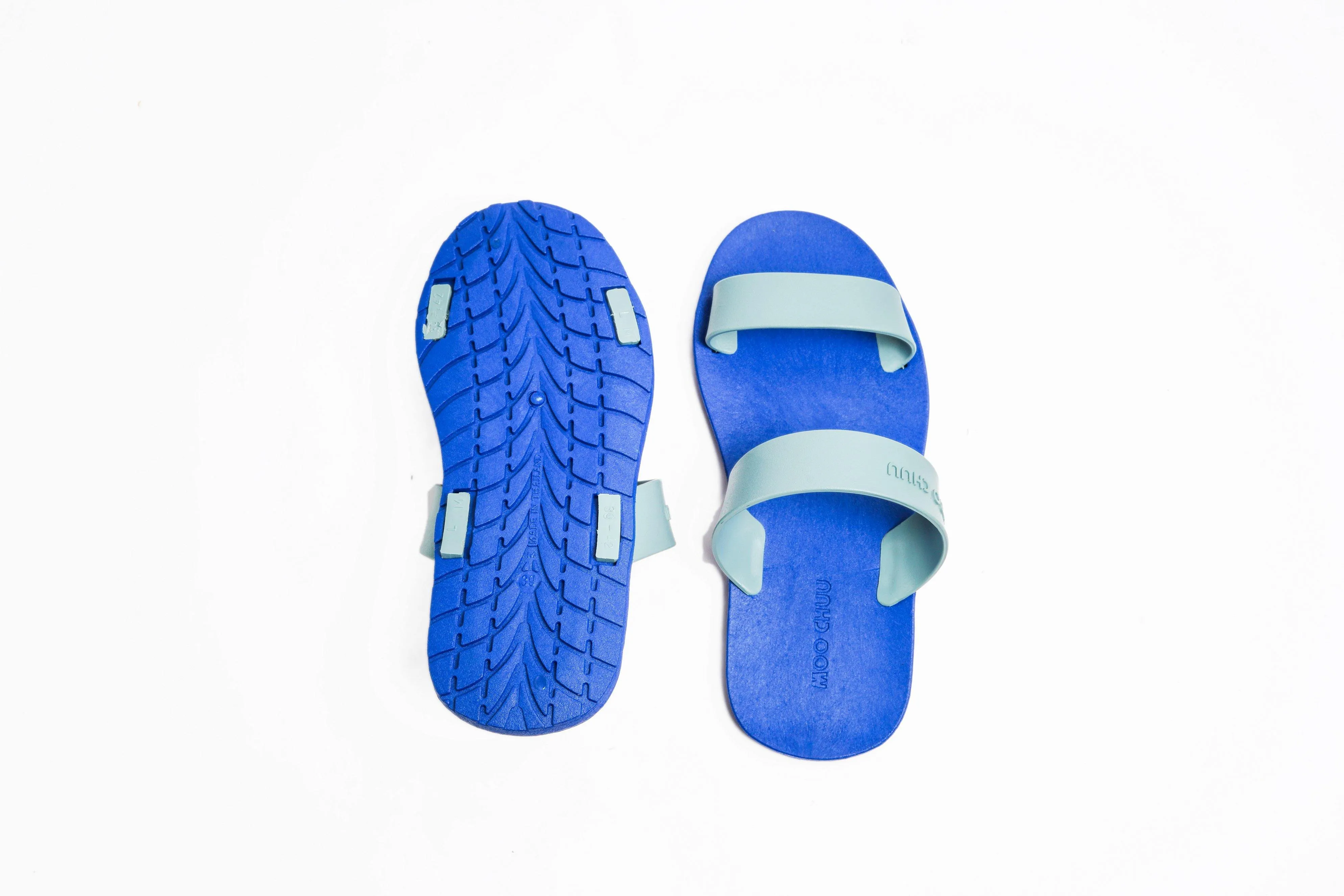 Twin Blue Sole Grey Strap