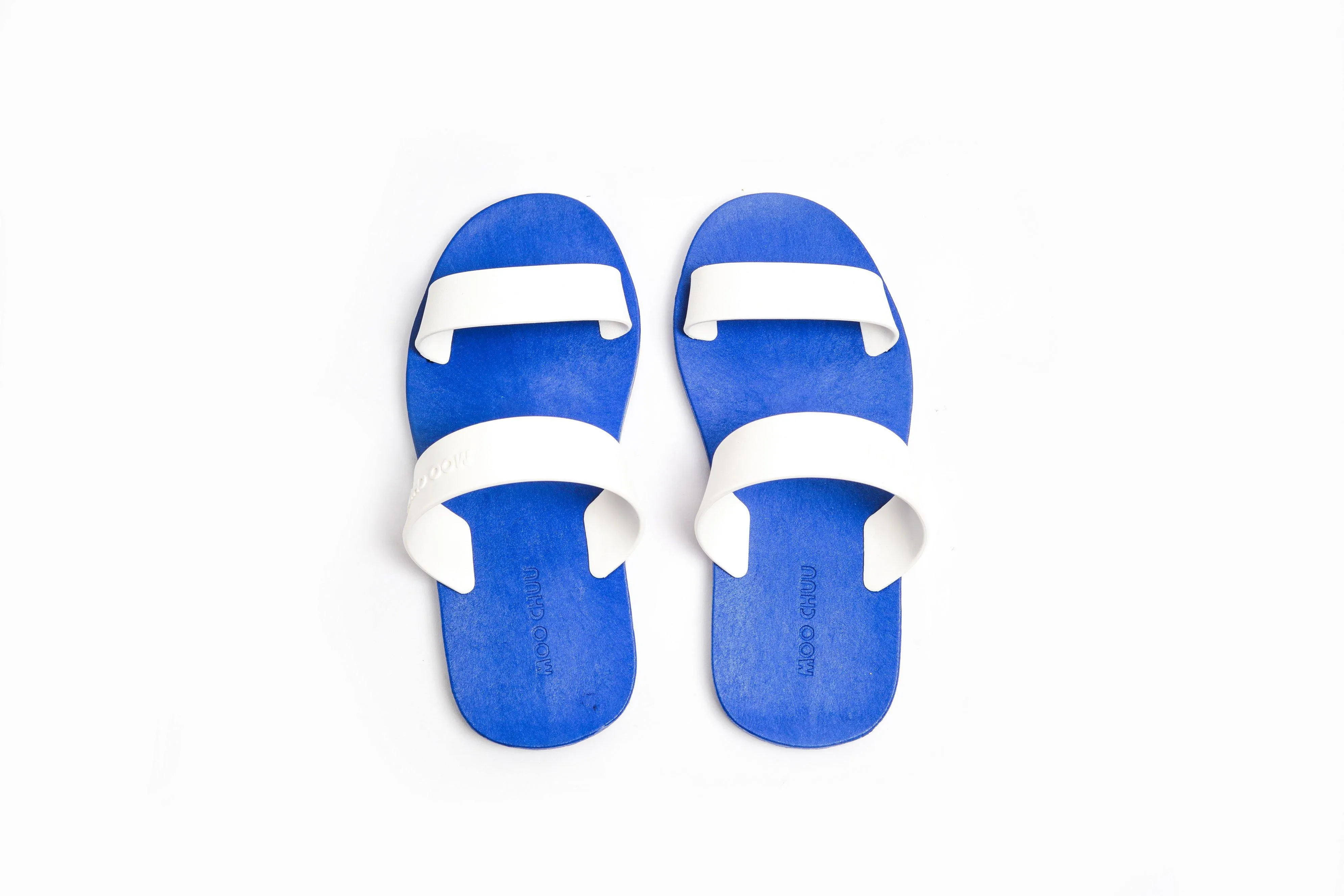 Twin Blue Sole White Strap