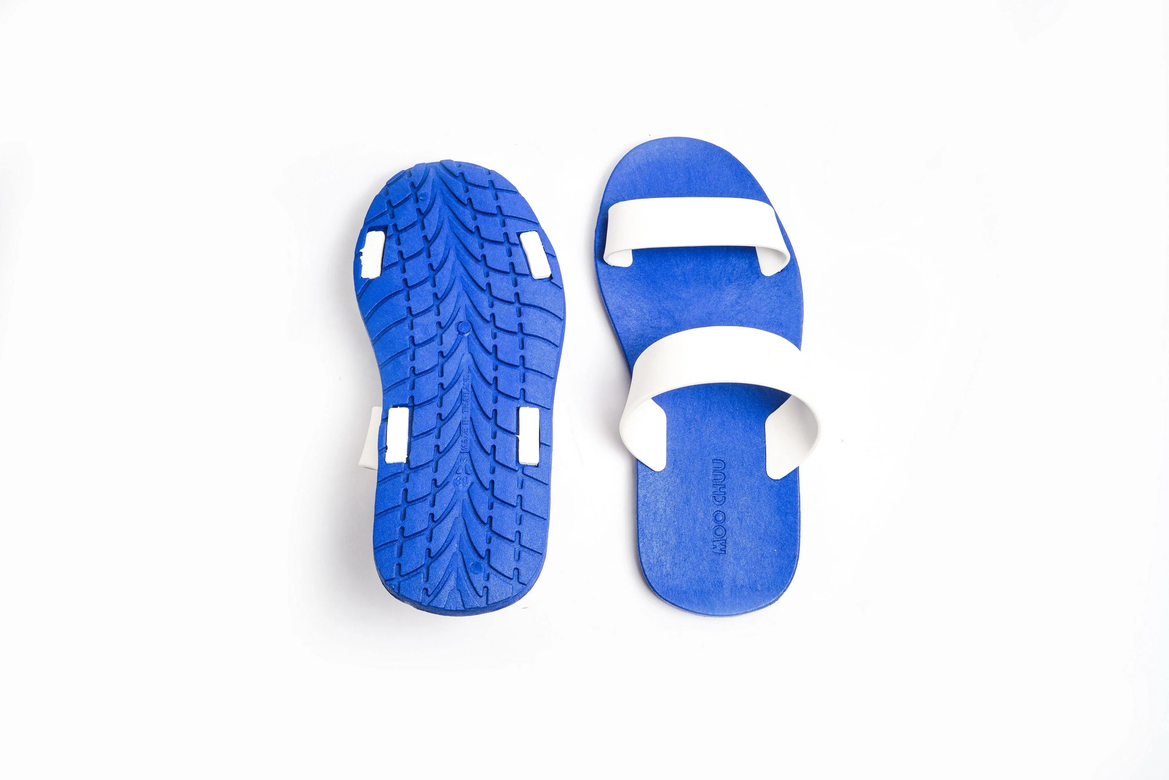 Twin Blue Sole White Strap