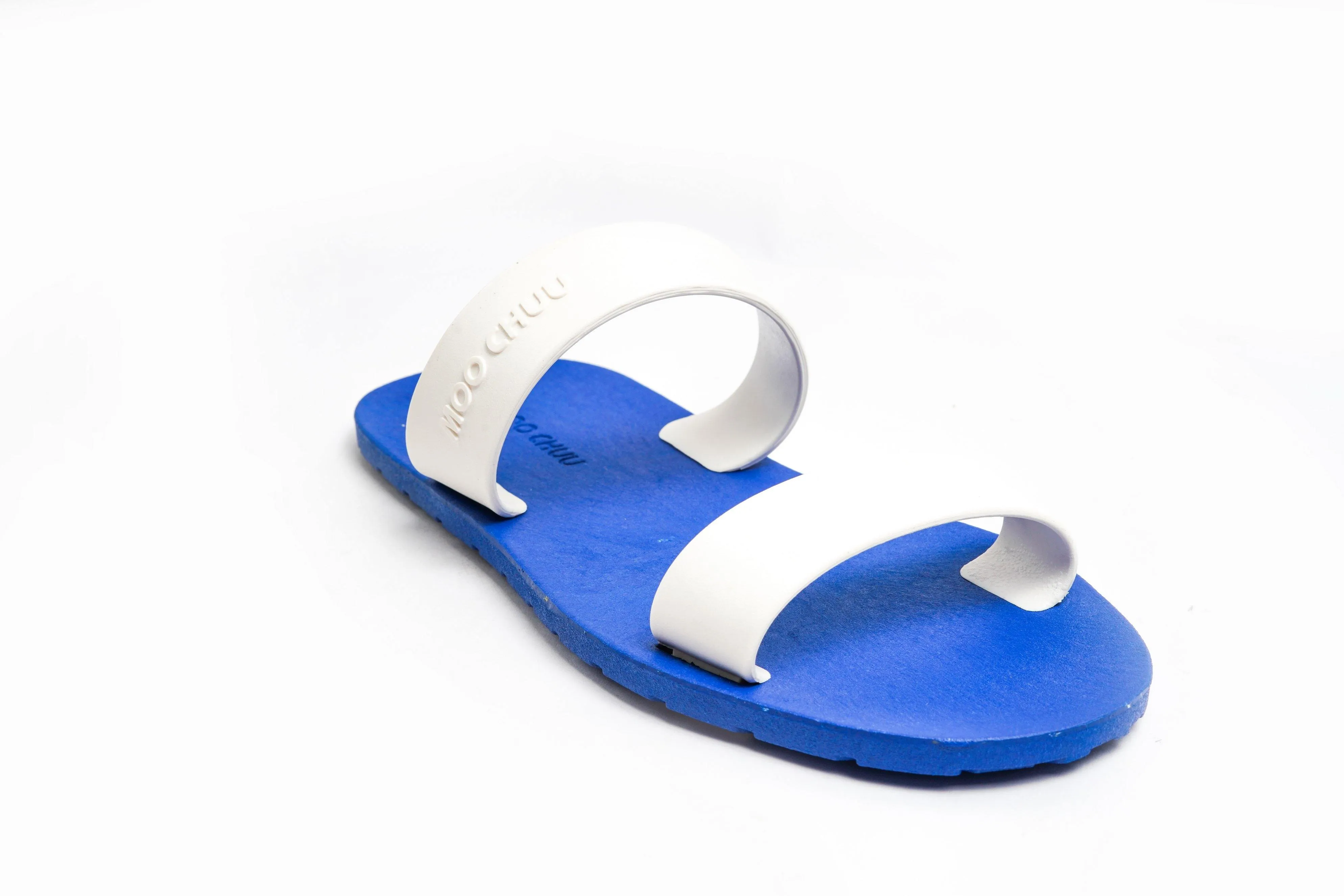 Twin Blue Sole White Strap