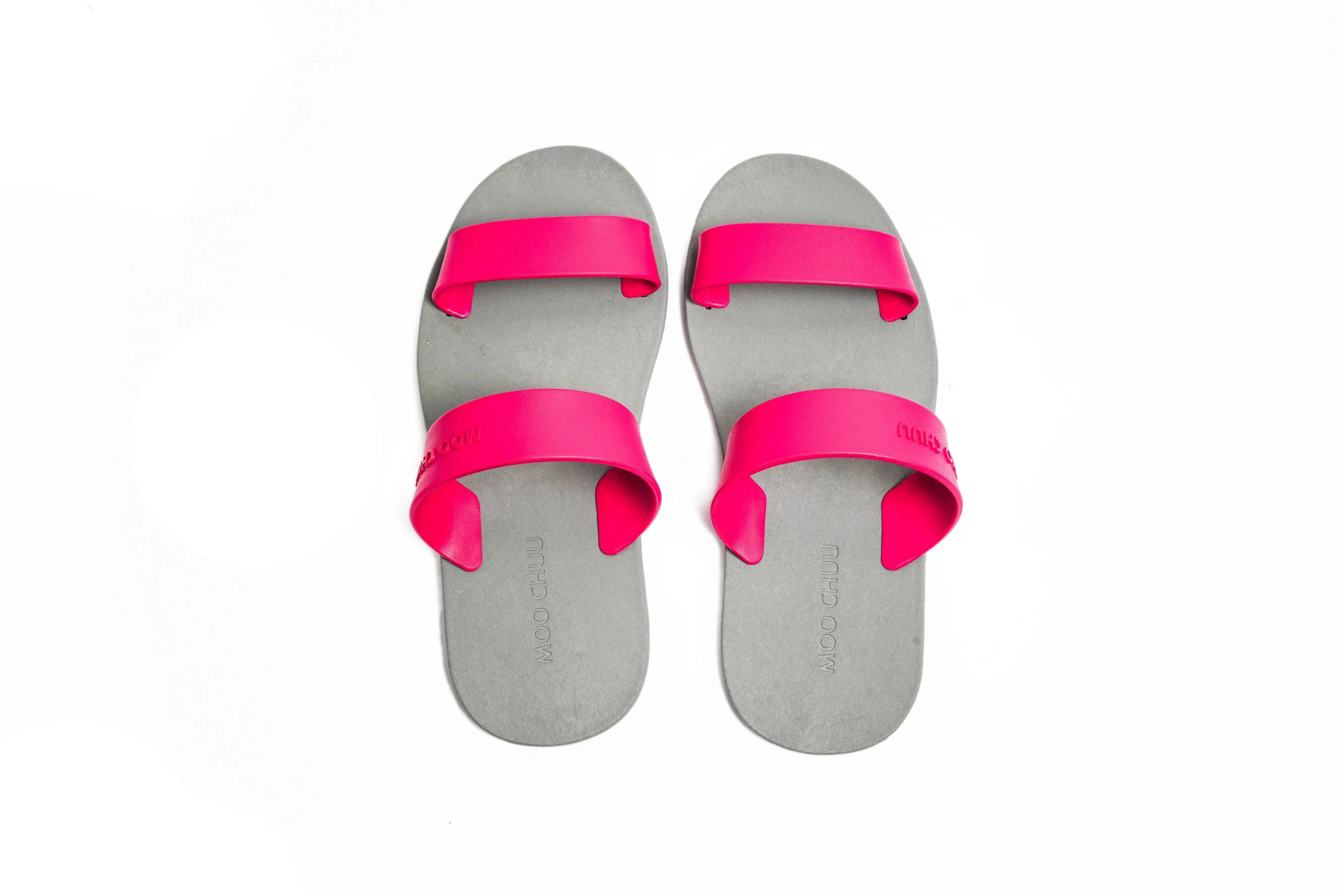Twin Grey Sole Pink Strap