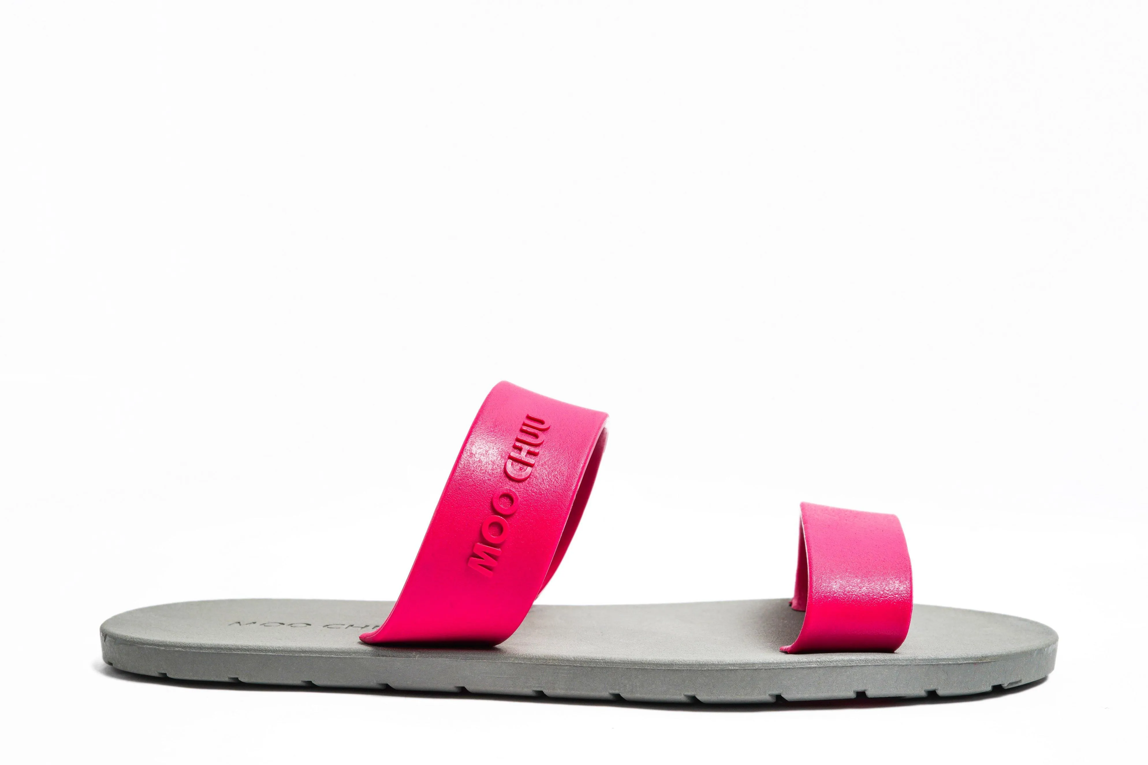 Twin Grey Sole Pink Strap