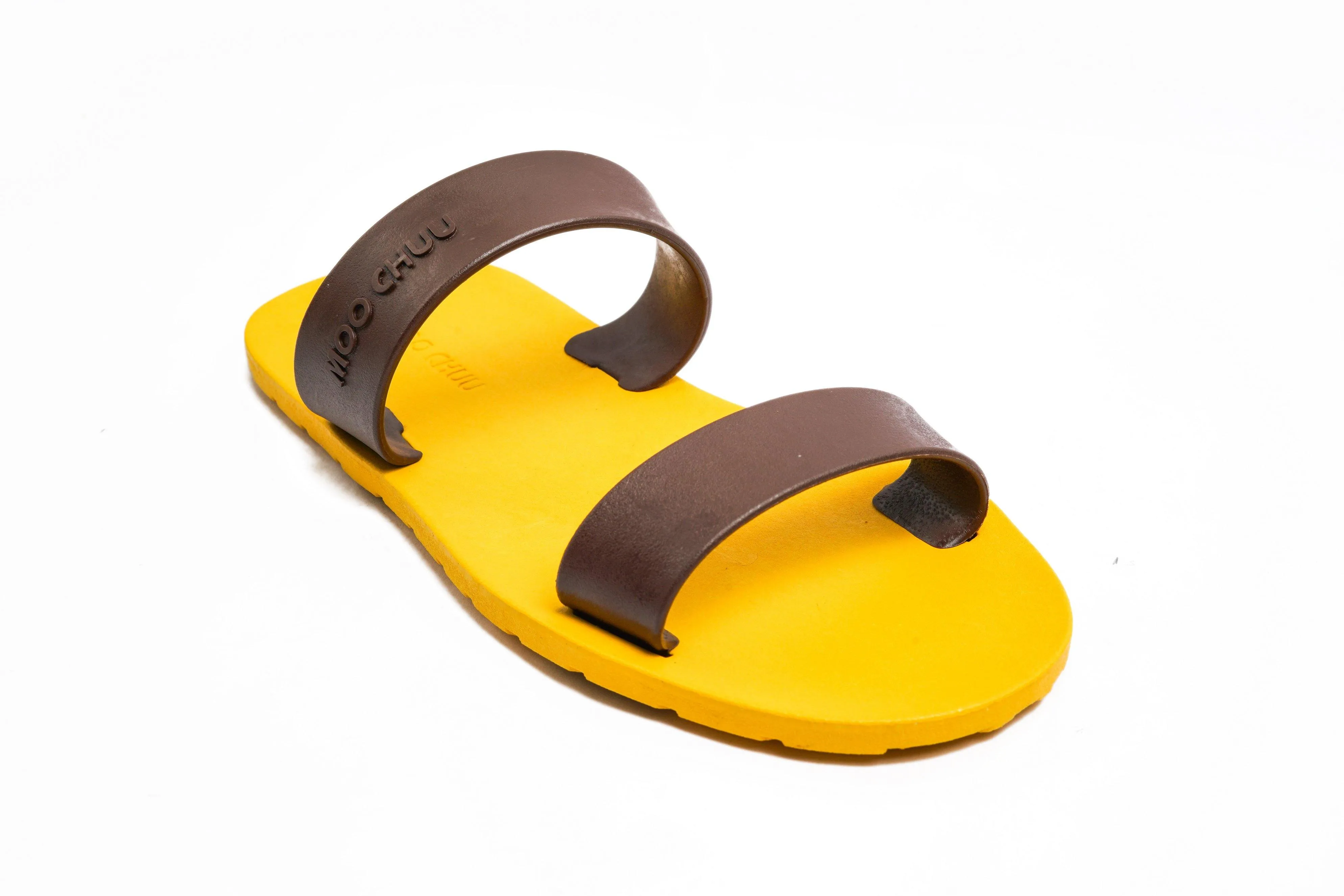 Twin Yellow Sole Brown Strap