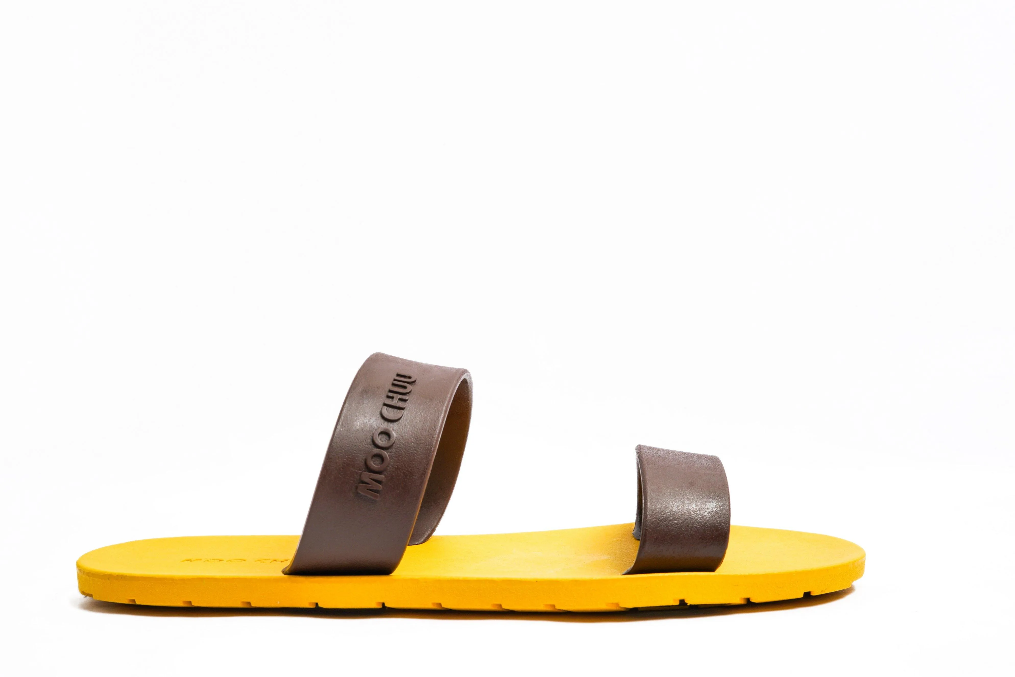 Twin Yellow Sole Brown Strap