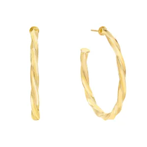 Twisted Hoop Earring