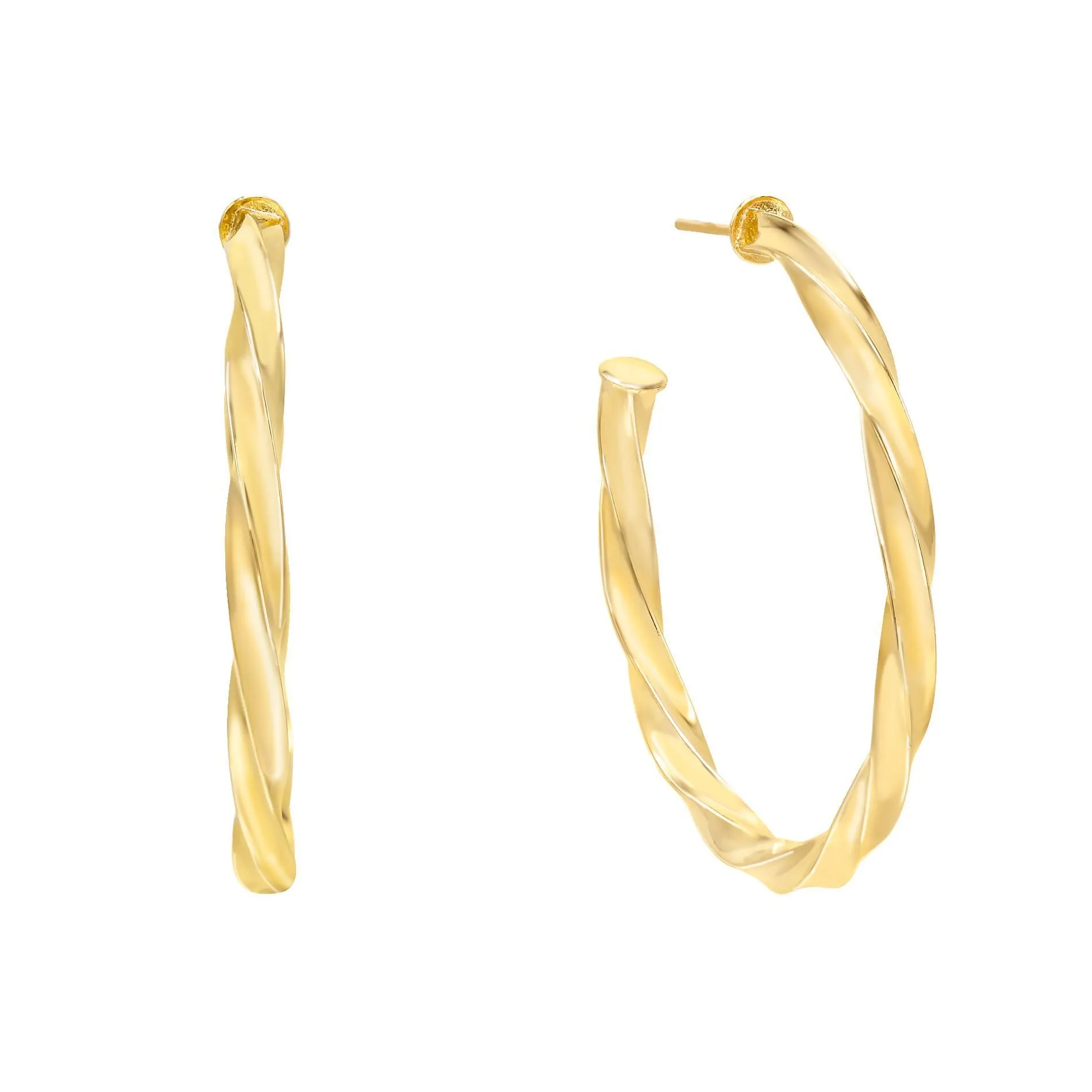 Twisted Hoop Earring