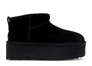 UGG Classic Ultra Mini Platform Stivale Nero (Donna)