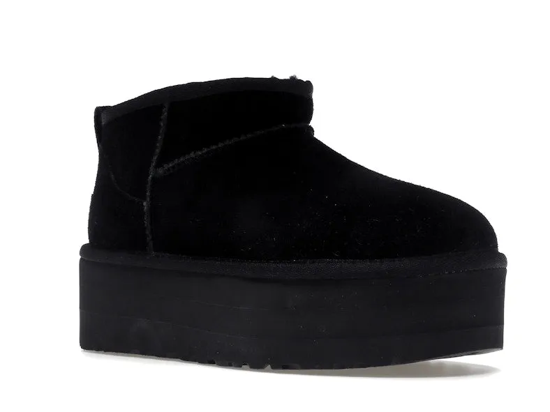UGG Classic Ultra Mini Platform Stivale Nero (Donna)