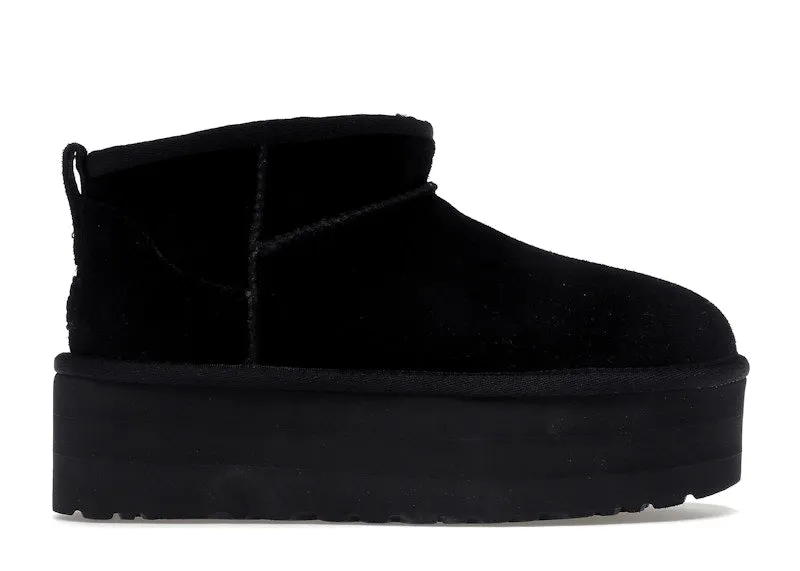 UGG Classic Ultra Mini Platform Stivale Nero (Donna)