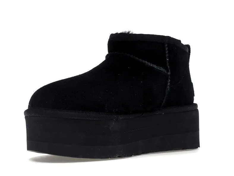 UGG Classic Ultra Mini Platform Stivale Nero (Donna)