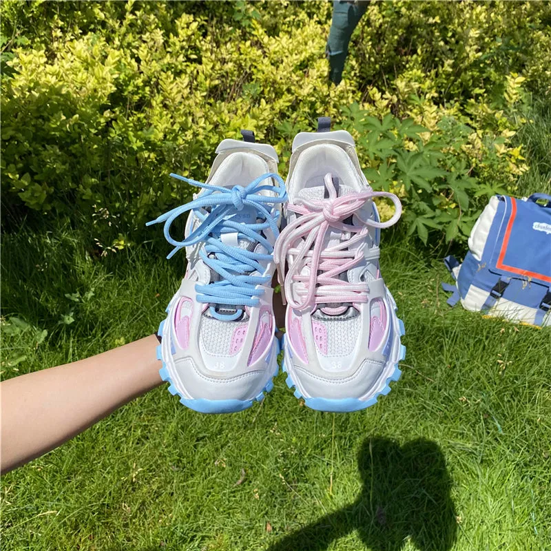 ULZZANG SOFT COLOR BREATHABLE SNEAKERS UB2747