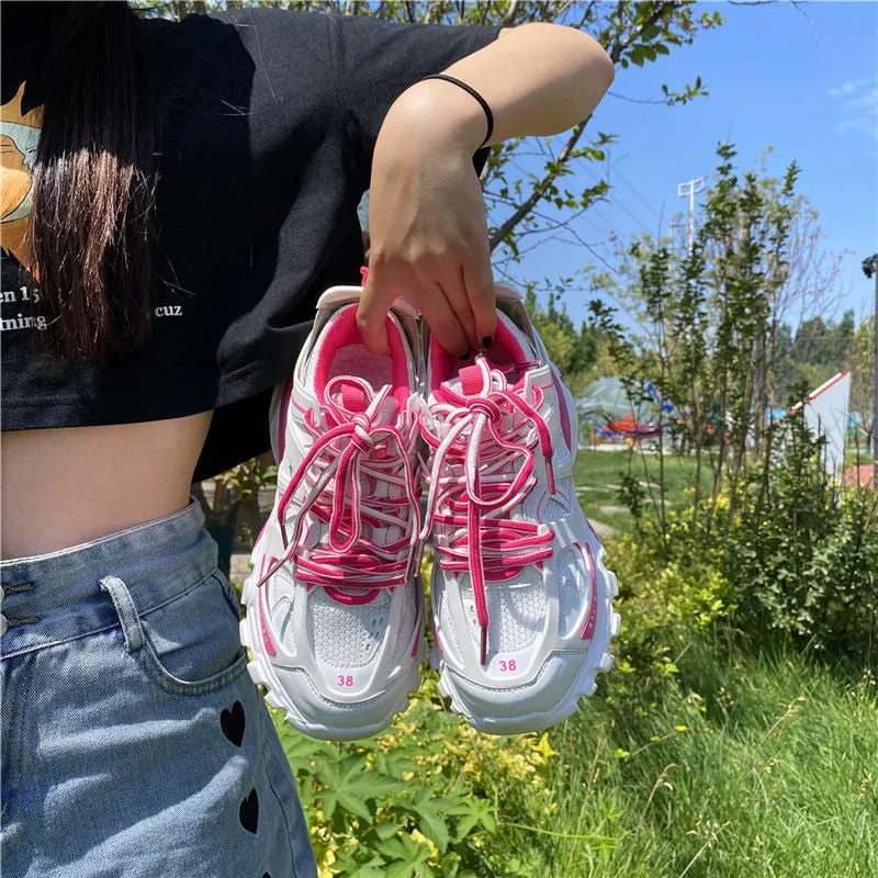 ULZZANG SOFT COLOR BREATHABLE SNEAKERS UB2747