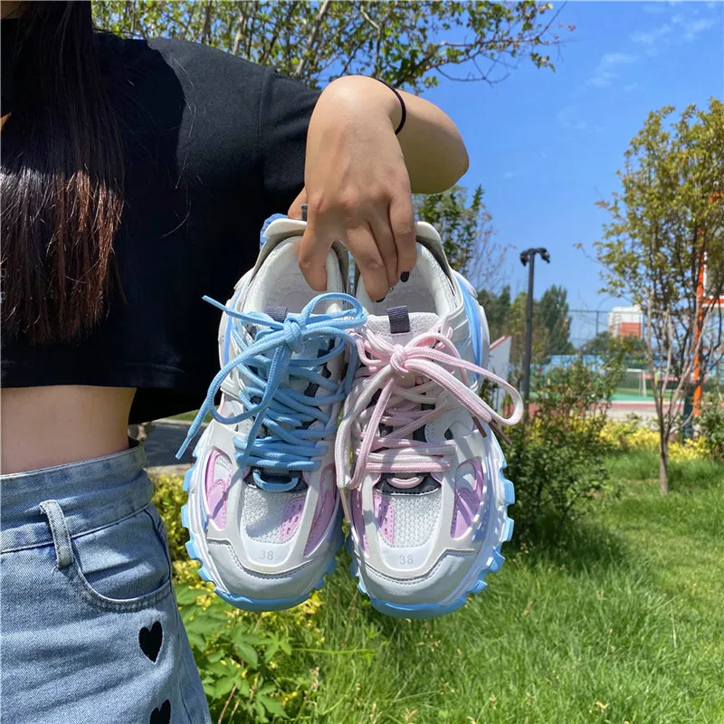 ULZZANG SOFT COLOR BREATHABLE SNEAKERS UB2747