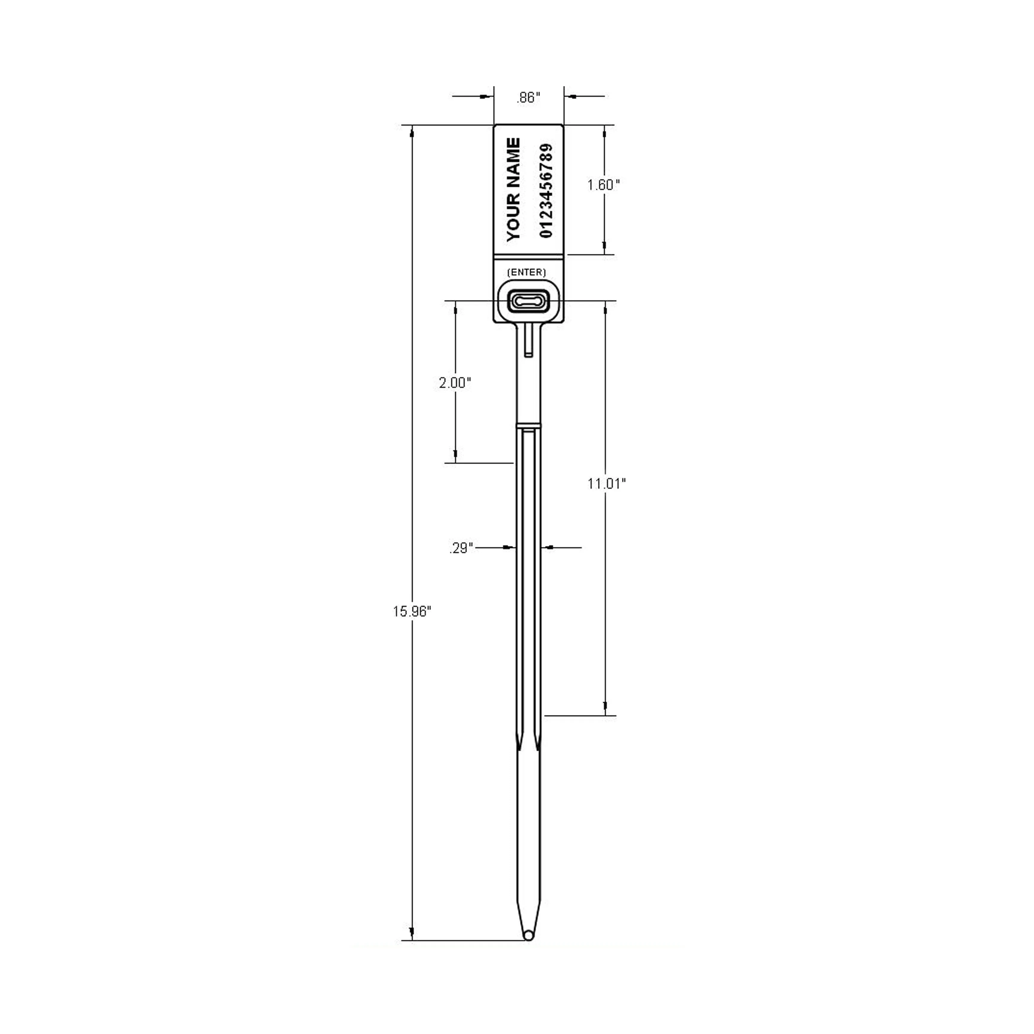 Unigrip Seals - Gripping Prongs & Tear-Away