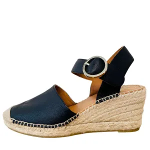Viguera Black Sling Back Espadrille|1922BK