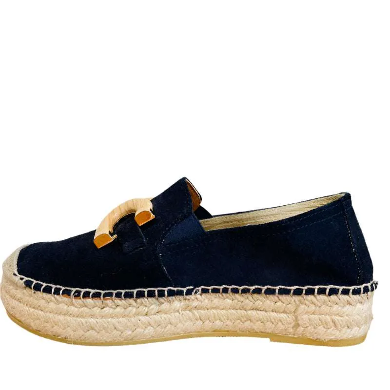 Viguera Blue Platform Espadrille|2209BLU