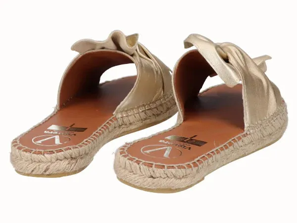 Viguera Twist Front Jute Espadrille Sliders