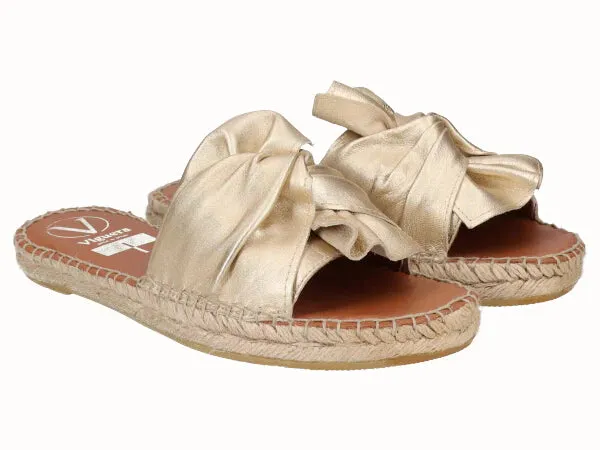 Viguera Twist Front Jute Espadrille Sliders
