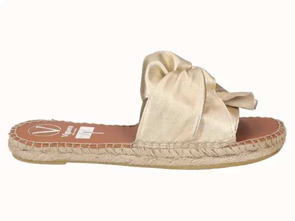 Viguera Twist Front Jute Espadrille Sliders