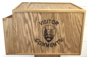Visitor Comment box with pedestal (Base price shown)
