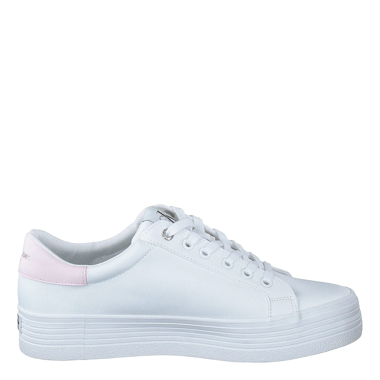 Vulcanized Platform Laceup White