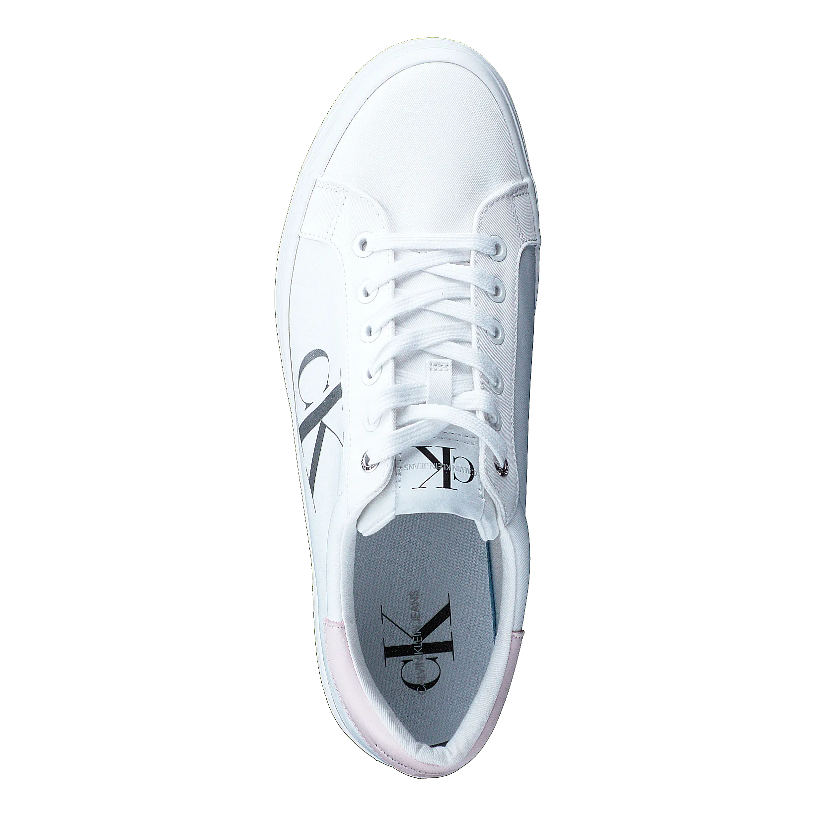 Vulcanized Platform Laceup White