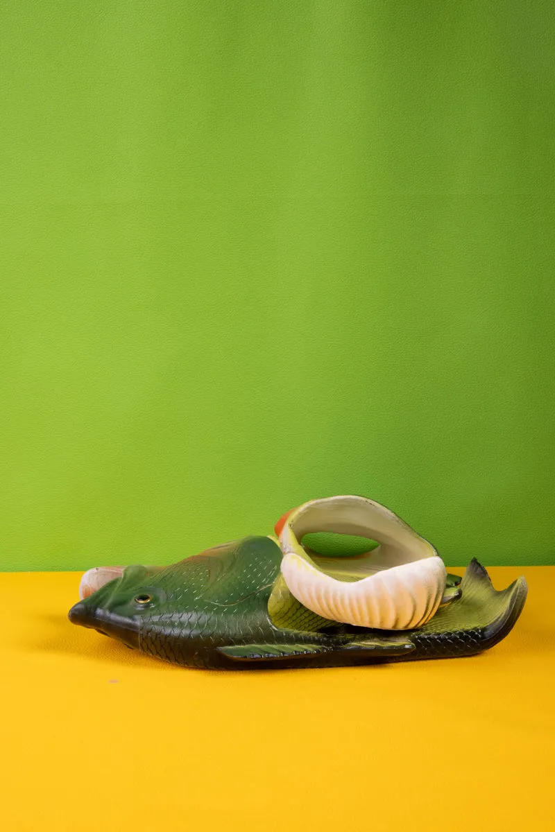Walk Like Swimming Fishes Sandal - Green