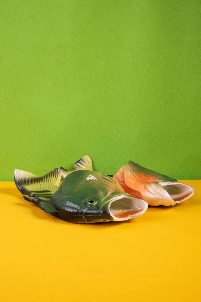 Walk Like Swimming Fishes Sandal - Green