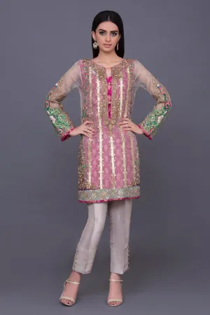 Wedding Party Chiffon Suit in Beige Color #Y2064