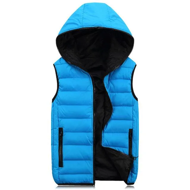 West Louis™ Autumn Hooded Winter Vest