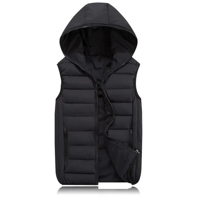 West Louis™ Autumn Hooded Winter Vest