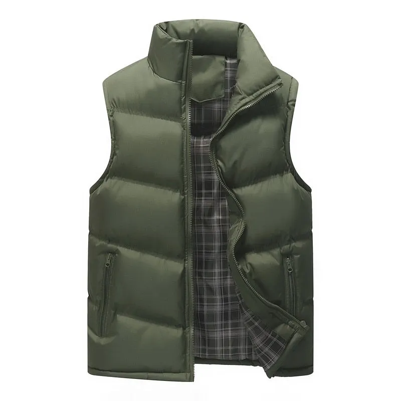 West Louis™ Brand Winter Cotton-Padded Vest