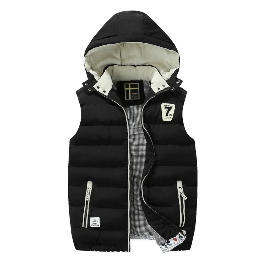 West Louis™ Cotton-Padded Sleeveless Jacket